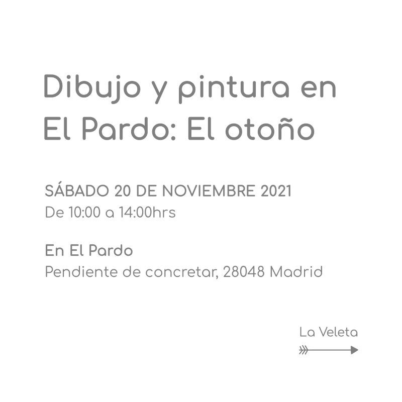 TALLER DE DIBUJO Y PINTURA DE PAISAJE EN EL PARDO. CLASES PINTURA MADRID. LA VELETA.