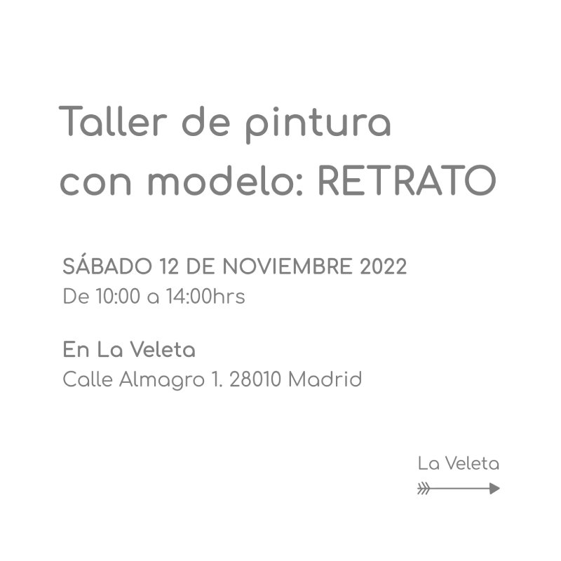 TALLER DE MODELO, RETRATO. CLASES PINTURA MADRID