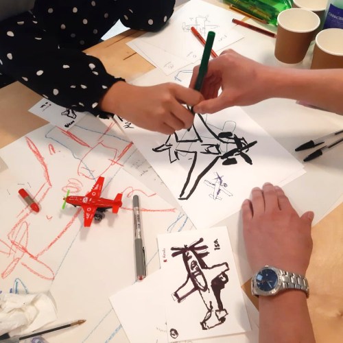 aviones taller de creatividad 33 marenas de dibujar clases pintura madrid