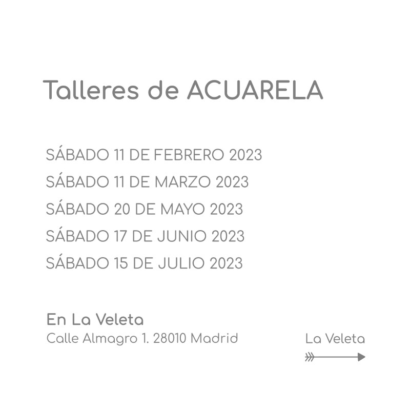 talleres ACUARELA CLASES PINTURA MADRID